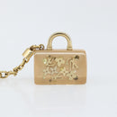LOUIS VUITTON Porte Cles Speedy Unclusion Charm Gold Tone M65416 LV Auth 172077-9