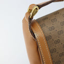 GUCCI Micro GG Supreme Shoulder Bag PVC Beige Gold 001 41 4425 Auth 172085-10