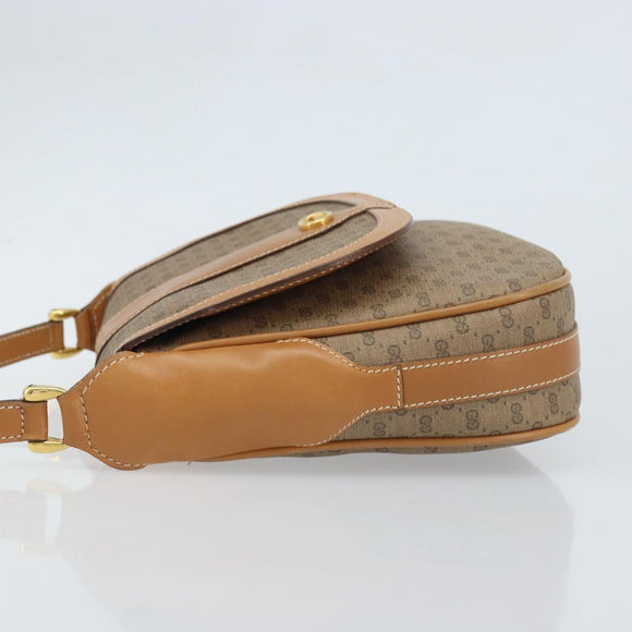 GUCCI Micro GG Supreme Shoulder Bag PVC Beige Gold 001 41 4425 Auth 172085
