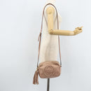 GUCCI Shoulder Bag Leather Pink Gold 308364 Auth 172086A-21