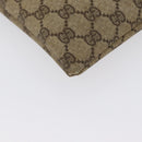 GUCCI GG Supreme Web Sherry Line Hand Bag PVC Beige Red Green Auth 172091-10