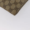 GUCCI GG Supreme Web Sherry Line Hand Bag PVC Beige Red Green Auth 172091-13