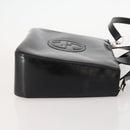 GUCCI Hand Bag Patent leather 2way Black Silver 000 1013 0504 Auth 172095-3
