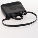 GUCCI Hand Bag Patent leather 2way Black Silver 000 1013 0504 Auth 172095-7
