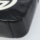 GUCCI Hand Bag Patent leather Black Silver 007 2046 0249 Auth 172096-9