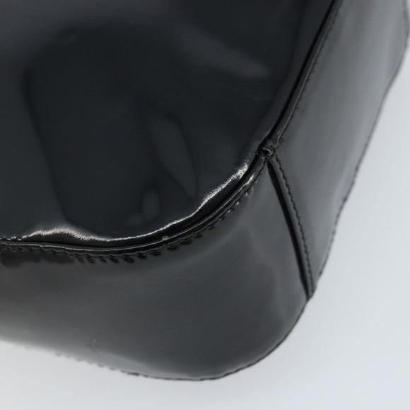 GUCCI Handtas Lakleer Zwart Zilver 007 2046 0249 Orig. 172096
