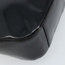 GUCCI Hand Bag Patent leather Black Silver 007 2046 0249 Auth 172096-16