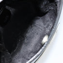 GUCCI Hand Bag Patent leather Black Silver 007 2046 0249 Auth 172096-10
