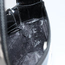 GUCCI Hand Bag Patent leather Black Silver 007 2046 0249 Auth 172096-18