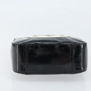 GUCCI Hand Bag Patent leather Black Silver 007 2046 0249 Auth 172096-5