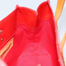 LOUIS VUITTON Monogram Vernis Reade PM Hand Bag Red Rouge M91088 LV Auth 172108-19