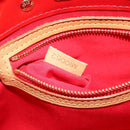LOUIS VUITTON Monogram Vernis Reade PM Hand Bag Red Rouge M91088 LV Auth 172108-12