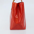 LOUIS VUITTON Monogram Vernis Reade PM Hand Bag Red Rouge M91088 LV Auth 172108-4