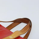 LOUIS VUITTON Monogram Vernis Reade PM Hand Bag Red Rouge M91088 LV Auth 172108-8