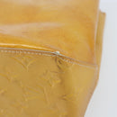 LOUIS VUITTON Monogram Vernis Reade PM Hand Bag Beige M91334 LV Auth 172109-9