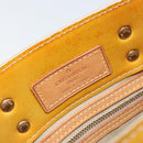 LOUIS VUITTON Monogram Vernis Reade PM Hand Bag Beige M91334 LV Auth 172109-17