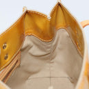LOUIS VUITTON Monogram Vernis Reade PM Hand Bag Beige M91334 LV Auth 172109-18