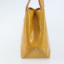 LOUIS VUITTON Monogram Vernis Reade PM Hand Bag Beige M91334 LV Auth 172109-4