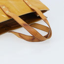 LOUIS VUITTON Monogram Vernis Reade PM Hand Bag Beige M91334 LV Auth 172109-7
