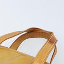 LOUIS VUITTON Monogram Vernis Reade PM Hand Bag Beige M91334 LV Auth 172109-8