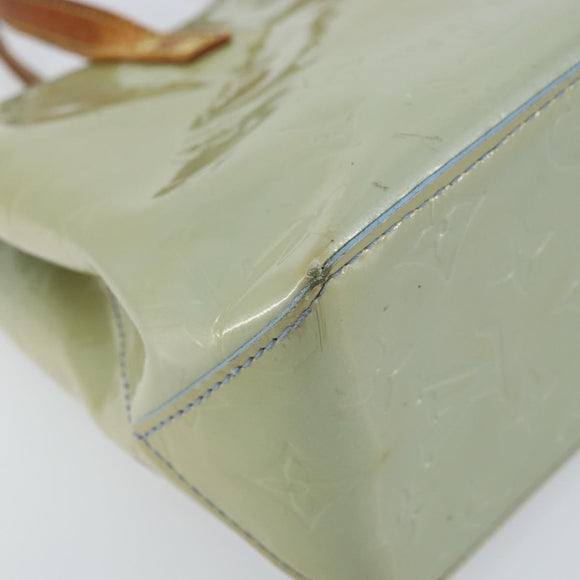 LOUIS VUITTON Monogram Vernis Reade PM Hand Bag Baby Blue LV Auth 172110