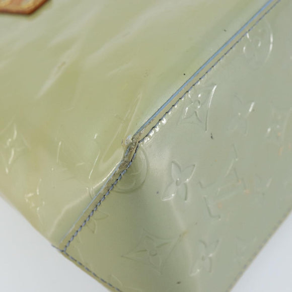 LOUIS VUITTON Monogram Vernis Reade PM Hand Bag Baby Blue LV Auth 172110