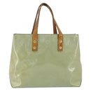 LOUIS VUITTON Monogram Vernis Reade PM Hand Bag Baby Blue LV Auth 172110-2