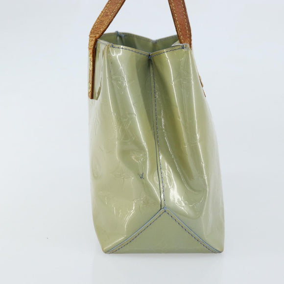 LOUIS VUITTON Monogram Vernis Reade PM Hand Bag Baby Blue LV Auth 172110