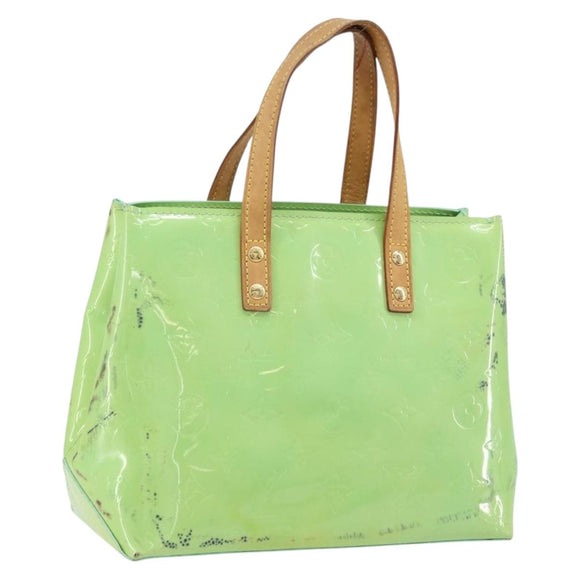 LOUIS VUITTON Monogram Vernis Reade PM Hand Bag Peppermint M91307 LV Auth 172111