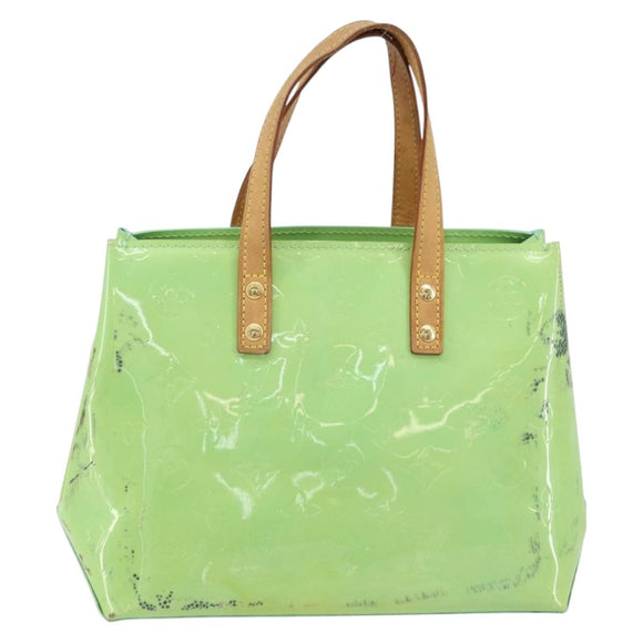 LOUIS VUITTON Monogram Vernis Reade PM Hand Bag Peppermint M91307 LV Auth 172111