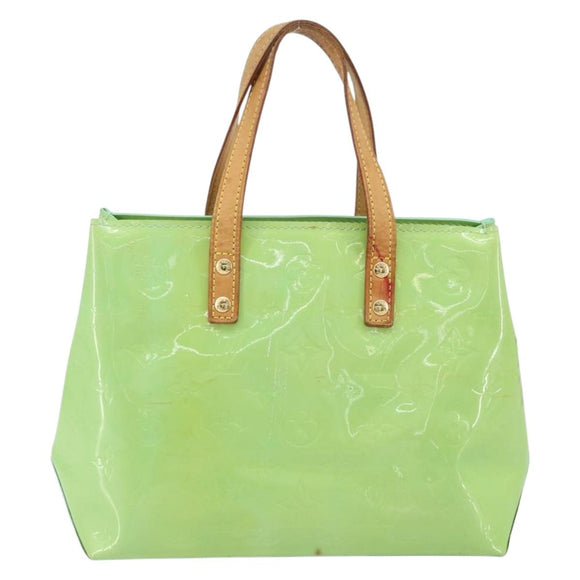 LOUIS VUITTON Monogram Vernis Reade PM Hand Bag Peppermint M91307 LV Auth 172111