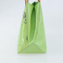 LOUIS VUITTON Monogram Vernis Reade PM Hand Bag Peppermint M91307 LV Auth 172111-4
