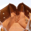 LOUIS VUITTON Monogram Vernis Reade PM Hand Bag Bronze M91146 LV Auth 172114-20