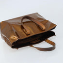 LOUIS VUITTON Monogram Vernis Reade PM Hand Bag Bronze M91146 LV Auth 172114-6