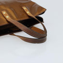 LOUIS VUITTON Monogram Vernis Reade PM Hand Bag Bronze M91146 LV Auth 172114-7