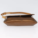 LOUIS VUITTON Monogram Vernis Thompson Street Bag Bronze M91124 LV Auth 172115-5