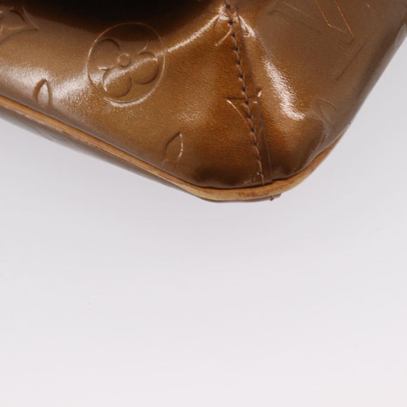 LOUIS VUITTON Monogram Vernis Thompson Street Bag Bronze M91124 LV Auth 172115