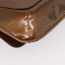 LOUIS VUITTON Monogram Vernis Thompson Street Bag Bronze M91124 LV Auth 172115-16