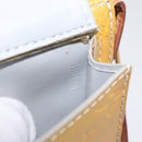 LOUIS VUITTON Monogram Vernis Motto Accessory Pouch Gris M91030 LV Auth 172116-12