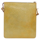 LOUIS VUITTON Monogram Vernis Motto Accessory Pouch Gris M91030 LV Auth 172116-2