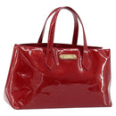 LOUIS VUITTON Monogram Vernis Wilshire PM Tasche Pomme D'amour M93642 Auth 172117-1