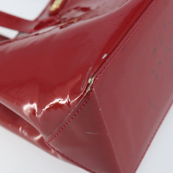 LOUIS VUITTON Monogram Vernis Wilshire PM Tasche Pomme D'amour M93642 Auth 172117