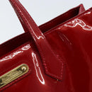 LOUIS VUITTON Monogram Vernis Wilshire PM Tasche Pomme D'amour M93642 Auth 172117-14