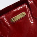 LOUIS VUITTON Monogram Vernis Wilshire PM Tasche Pomme D'amour M93642 Auth 172117-15