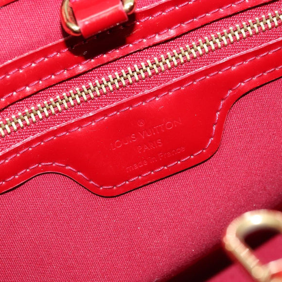 LOUIS VUITTON Monogram Vernis Wilshire PM Tasche Pomme D'amour M93642 Auth 172117