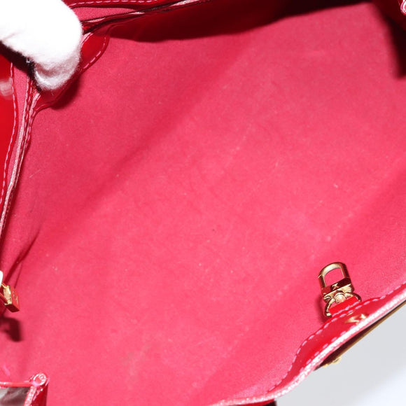LOUIS VUITTON Monogram Vernis Wilshire PM Tasche Pomme D'amour M93642 Auth 172117