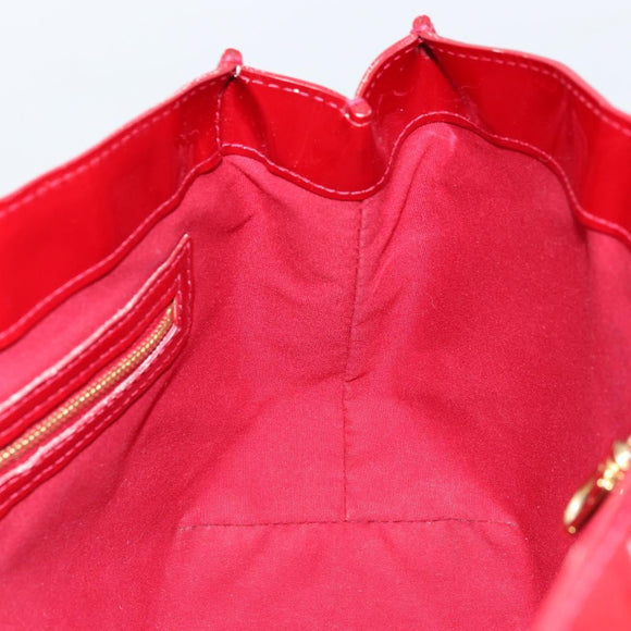 LOUIS VUITTON Monogram Vernis Wilshire PM Tasche Pomme D'amour M93642 Auth 172117