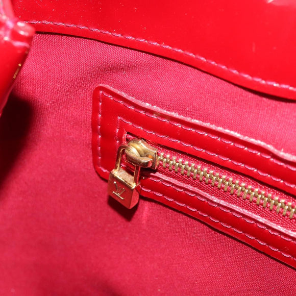 LOUIS VUITTON Monogram Vernis Wilshire PM Tasche Pomme D'amour M93642 Auth 172117