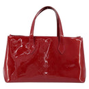 LOUIS VUITTON Monogram Vernis Wilshire PM Tasche Pomme D'amour M93642 Auth 172117-3