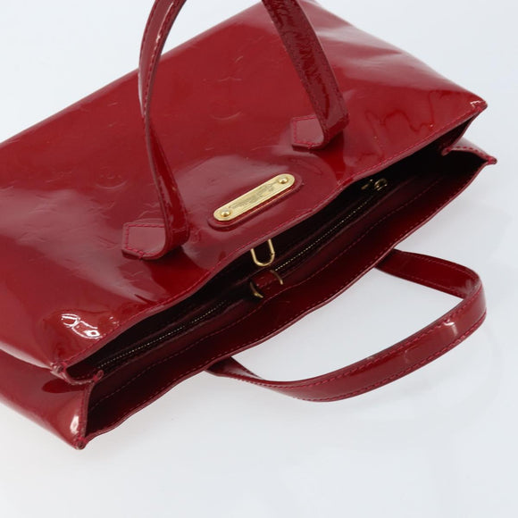 LOUIS VUITTON Monogram Vernis Wilshire PM Tasche Pomme D'amour M93642 Auth 172117